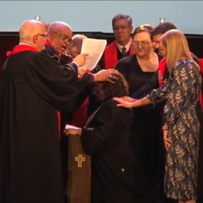 Rev. Elizabeth Kluender at her ordination